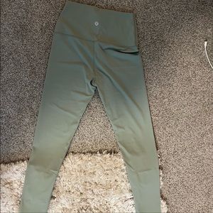 Lululemon align leggings green